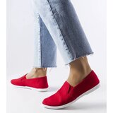 Gemre Red Fabric Quincy Sneakers | Shoptok.si