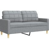  4-dijelni set sofa s tabureom svjetlosivi od tkanine | shoptok.hr
