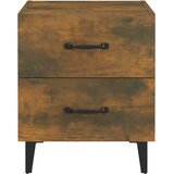  Noćni ormarići 2 kom boja dimljenog hrasta 40x35x47,5 cm | shoptok.hr