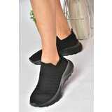 Fox Shoes P239503304 Black Tricot Fabric Women's Sports Shoes Sneakers cene