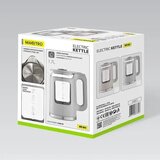 Maestro MR-065-BEIGE Električno Stakleno Kuhalo za Vodu 1,7 L – 2200 W s LED Osvjetljenjem | shoptok.hr