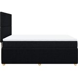  Krevet s oprugama i madracem crni 140x200 cm od tkanine | shoptok.hr
