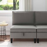  Srednji sofa s ladicom Tamnosiva Baršun | shoptok.hr