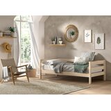 Vipack Otroška postelja iz masivnega bora z dodatnim ležiščem z letvenim dnom 90x200 cm v naravni barvi Margrit – | Shoptok.si