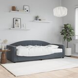  Dnevni krevet s madracem tamnosivi 80 x 200 cm baršunasti | shoptok.hr