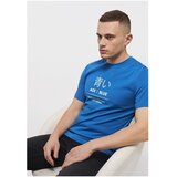 Mustang Majice s kratkimi rokavi Alex C Print Modra | Shoptok.si