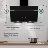 Klarstein Alina napa za odvod dima, 70 cm, 600 m³/h, Tiha, EEK A | Shoptok.si