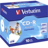 Verbatim CDR80 52X 10PAK PRINTABLE (317957) Cene