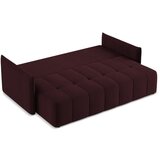 Makamii Bordo rdeča raztegljiva/s prostorom za shranjevanje sedežna garnitura 225 cm Moku – | Shoptok.si