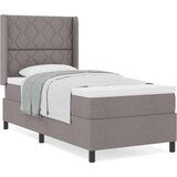 vidaXL Box spring krevet Sivo-smeđa 100 x 200 cm tkanina | shoptok.hr