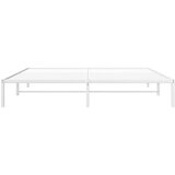 Metalni okvir za krevet bijeli 200x200 cm | shoptok.hr