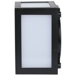  LED spoljašnje zidno svetlo LED/12W/230V 4000K IP65 crno | Eponuda.com