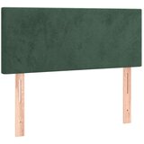 vidaXL Box spring postelja z vzmetnico LED tem. zelena 90x19 | Shoptok.si