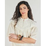 Vila Kratke obleke VIESMA 2/4 SHORT DRESS/C36 Bež | Shoptok.si