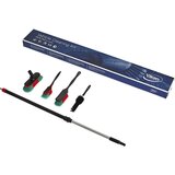 Vikan Komplet krtač za čiščenje vozil, 4 krtače in 1 teleskopski ročaj, črne barve | Shoptok.si