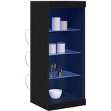  LED komoda Crni hrast 41 x 37 x 100 cm Konstruirano drvo | Eponuda.com