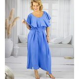 Pri Airy maxi dress with ruffles and waist tie STELLA | shoptok.hr