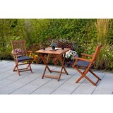 Gardenson VRTNA GARNITURA RIO siva, barve lesa evkaliptusa | Shoptok.si