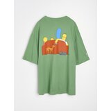 Sinsay Pamučna majica s printom na leđima The Simpsons | shoptok.hr