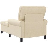  Ležaljka s jastukom Krema 91 x 157 x 91 cm tkanina | Eponuda.com