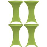 vidaXL Raztegljivo pregrinjalo za mizo 4 kosi 70 cm zeleno, (20702431) Cene