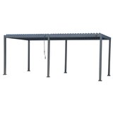 SUNFUN Milos Pergola (Š x D: 579 x 294 cm, Boja stalka: Antracit, Aluminij) | shoptok.hr