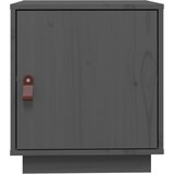  Noćni ormarić sivi 40 x 34 x 45 cm od masivne borovine | shoptok.hr