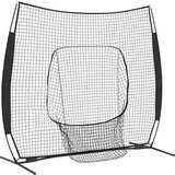 vidaXL Bejzbol in softball Črna 250 x 106 x 209 cm Poliester | Shoptok.si