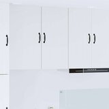 VidaXL zidni kuhinjski ormarić s policom zidne bijelo 40 x 31 x 80 cm VidaXL zidni kuhinjski ormarić s policom zidne bijelo 40 x 31 x 80 cm Slike