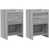  Noćni ormarići 2 pcs Siva Sonoma 40 x 30 x 60 cm | Eponuda.com