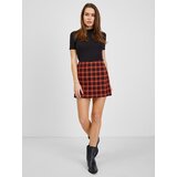 Orsay Red-Black Ladies Plaid Skirt - Ladies | Shoptok.si