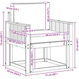  2 Komad Set vanjskih sofa Poliester Bijela i Bež | shoptok.hr