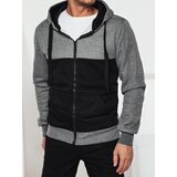 DStreet Bluza męska z kapturem ciemnoszara | Shoptok.si