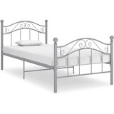  Posteljni okvir siv kovinski 100x200 cm, (20606092) | Shoptok.si