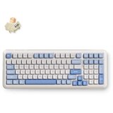 MCHOSE bežična gaming tastatura K99 V3 mehanička/sky blue/icy creamsicle switch Cene
