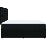  Krevet s oprugama i madracem crni 180x200 cm od tkanine | shoptok.hr