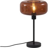 QAZQA Retro namizna svetilka črna z bronastim steklom - Bizle | Shoptok.si