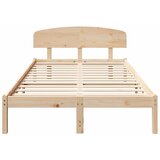  Krevetna konstrukcija Prirodna 120 x 200 cm Čvrsto borovo drvo | shoptok.hr