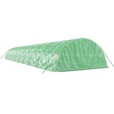  Rastlinjak z jeklenim ogrodjem zelen 100 m 20x5x2,3 | Shoptok.si