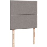 vidaXL Otomanski posteljni okvir z vzmetnico taupe 90x190 cm blago, (21608684) | Shoptok.si