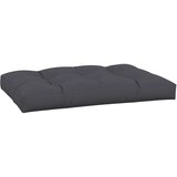  Jastuk za palete antracit 120 x 80 x 12 cm od tkanine | shoptok.hr