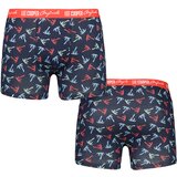 Lee Cooper Muške bokserice 5 pack plava | siva | ePonuda.com