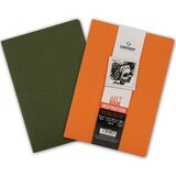 Canson skicirka Art Book Inspiration, A4, zelena/oranžna, (21654865) Cene
