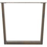  Noge za blagovaonski stol V-oblik 2 kom Prirodni čelik 80 x (72-73,3) cm Čelik | shoptok.hr