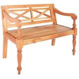  klupa 98 cm masivno drvo mahagonija svjetlo smeđa | shoptok.hr