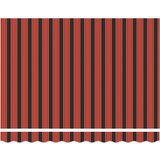 Tenda na uvlačenje narančasto-smeđa 3,5x2,5 m tkanina/aluminij | shoptok.hr