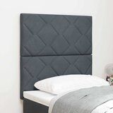  Uzglavlje Tamno siva 80 cm Baršun | shoptok.hr
