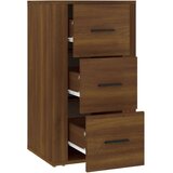  Komoda rjav hrast 40x33x70 cm inženirski les, (20654185) | Shoptok.si