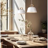  Luster na sajli CLIP 1xE27/40W/230V bela/smeđa | Eponuda.com