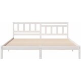  Krevetna konstrukcija Bijelo 200 x 200 cm Čvrsto borovo drvo Bijela 205.5 x 205.5 x 80.5 cm | shoptok.hr